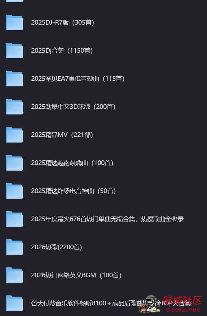 2026最新车载无损音乐合集下载 TC辅助网www.tcsq1.com6913